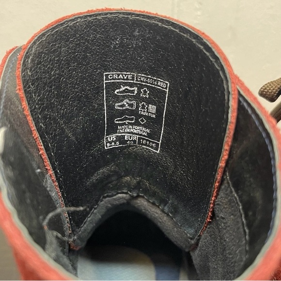 Taos Crave Combat Boot Red Bordeaux Lace and Zipper Size 40 (9 - 9.5) - Picture 9 of 11